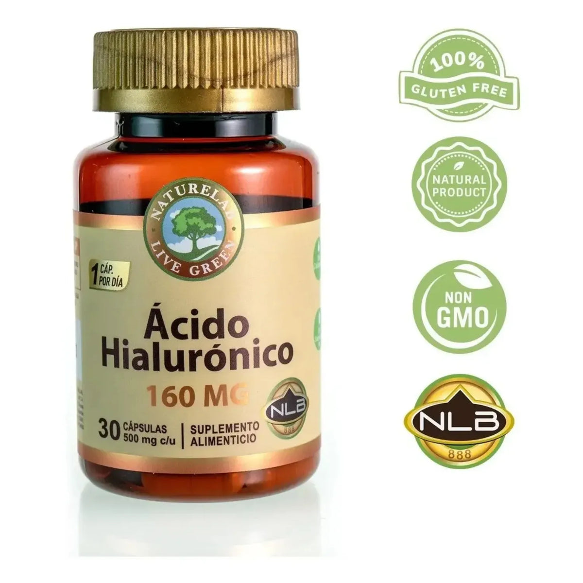 Naturelab Ácido Hialurónico 160mg Con 30 Capsulas