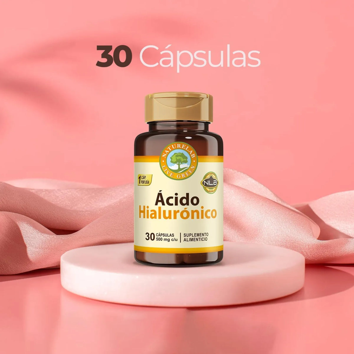 Naturelab Ácido Hialurónico 160mg Con 30 Capsulas