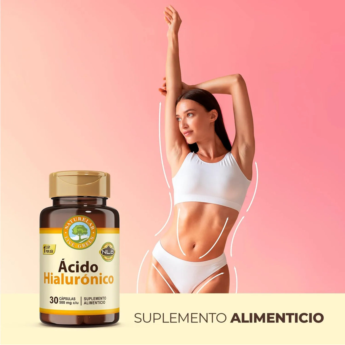 Naturelab Ácido Hialurónico 160mg Con 30 Capsulas