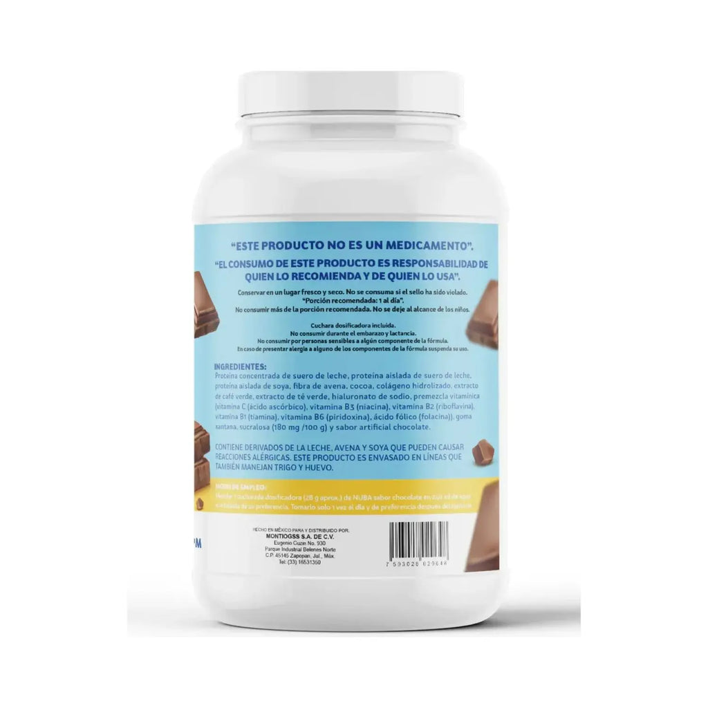 NUBA Proteína Colágeno A.H. Chocolate 1kg