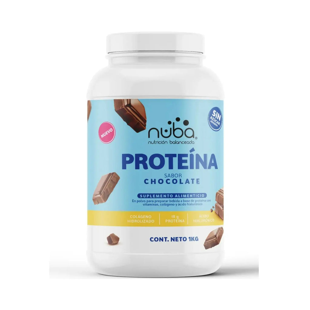 NUBA Proteína Colágeno A.H. Chocolate 1kg