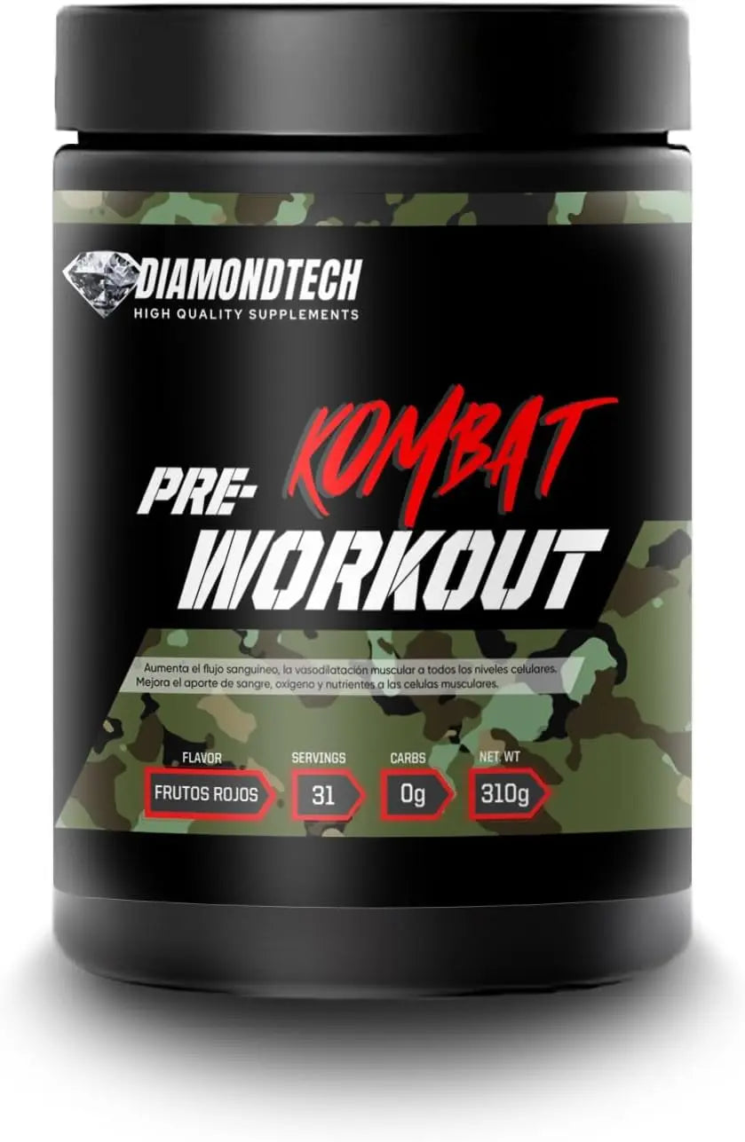 DiamondTech Pre Workout Kombat 310g sfn Frutos rojos