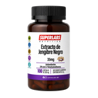 Jengibre Negro 35 mg Superlabs Nutrition | Energía y rendimiento físico | Apoya la circulación | 100 cápsulas