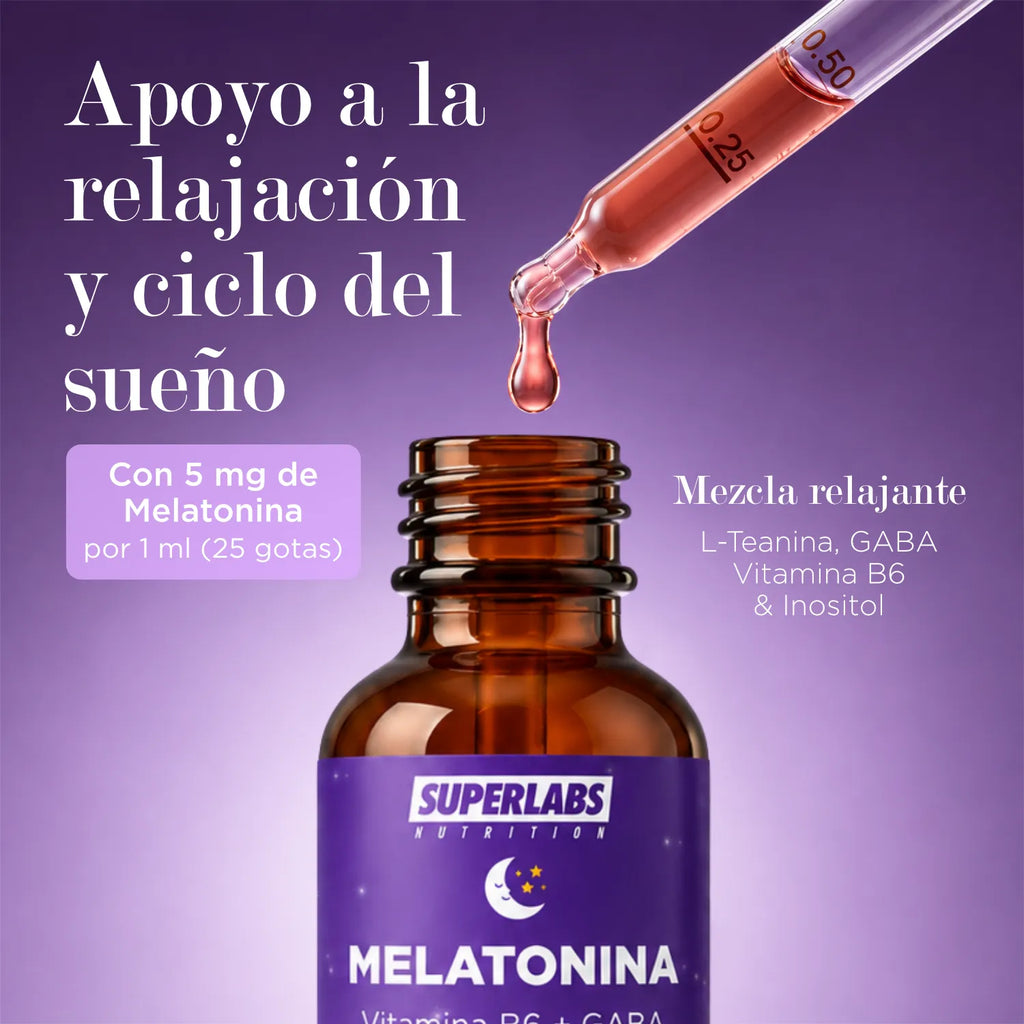 Superlabs Nutrition Melatonina con L-Theanina 60ml