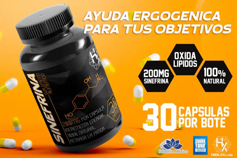 Holix Lab- Sinefrina 30 Capsulas 200 Mg