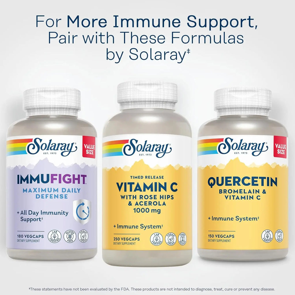Solaray Vitamina C 1000mg Time Release 250caps Sfn