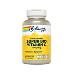 Solaray Super Bio Vitamina C 1000 mg / 250 Cápsulas Vegetales | Apoyo al sistema inmunitario y protección antioxidante | Liberación prolongada en dos etapas | Con escaramujo, acerola y bioflavonoides | Fórmula vegana | Suplemento alimenticio