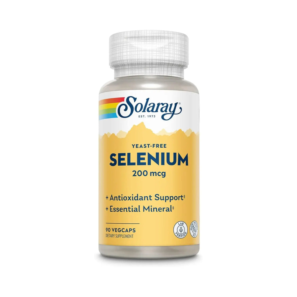 Solaray, Selenio, 200 Mcg, 90 Cáps Sfn