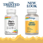 Solaray Multivitamínico Dorado para Hombres 90 Cápsulas | Apoyo nutricional diario y bienestar masculino | Con vitaminas, minerales y complejo herbal para hombres | 3 cápsulas al día | Suplemento alimenticio