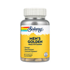 Solaray Multivitamínico Dorado para Hombres 90 Cápsulas | Apoyo nutricional diario y bienestar masculino | Con vitaminas, minerales y complejo herbal para hombres | 3 cápsulas al día | Suplemento alimenticio