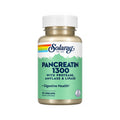 Solaray Pancreatina 1300 90 Cápsulas Vegetales | Enzimas digestivas para proteínas, carbohidratos y grasas | Con proteasa, amilasa y lipasa | 1300 mg de actividad enzimática por cápsula | Suplemento alimenticio