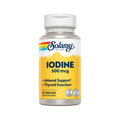 Solaray Yodo 500 mcg 30 Cápsulas Vegetales | Apoyo a la función tiroidea y metabolismo | Yodo como yoduro de potasio | 500 mcg por cápsula | Suplemento alimenticio