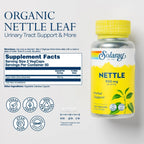 Solaray Nettle Soporte Herbal, 900 Mg 100 Vegcaps Sfn