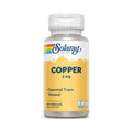 Solaray Copper 2 Mg Quelato De Cobre 100 Cápsulas Sfn