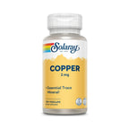 Solaray Copper 2 Mg Quelato De Cobre 100 Cápsulas Sfn