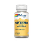 Solaray Zinc Y Cobre Con Kelp Y Semillas D Calabaza 100c Sfn