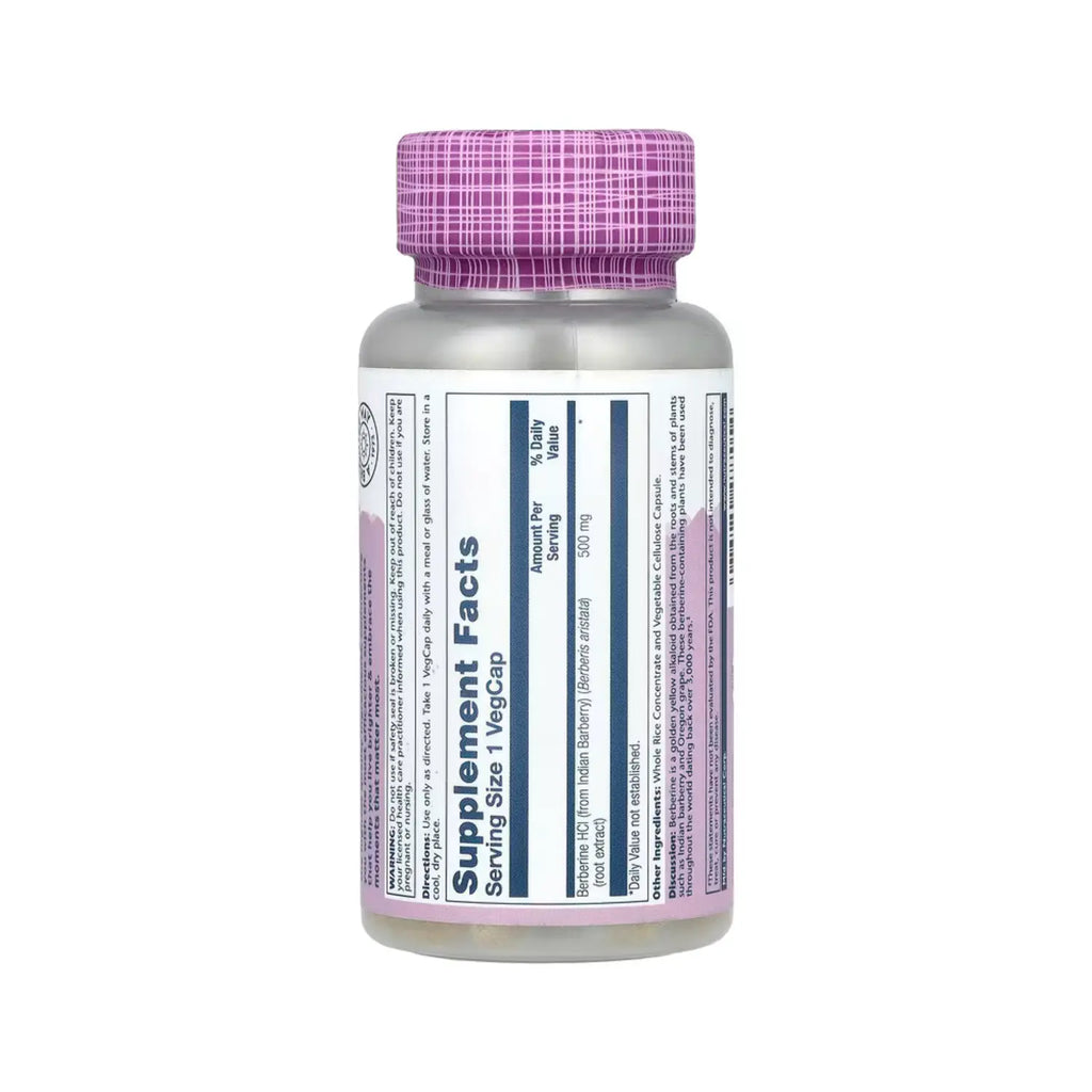 Solaray Berberina 500 Mg De Extracto De Raíz 60 Caps Sfn