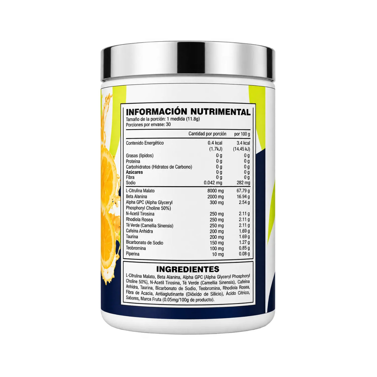 Clear Nutrition Relief 2.0 Pre Entreno Limón 354 g / 30 Servicios | Energía y enfoque para entrenamiento | Con aminoácidos y electrolitos | Fórmula para rendimiento deportivo | Suplemento alimenticio