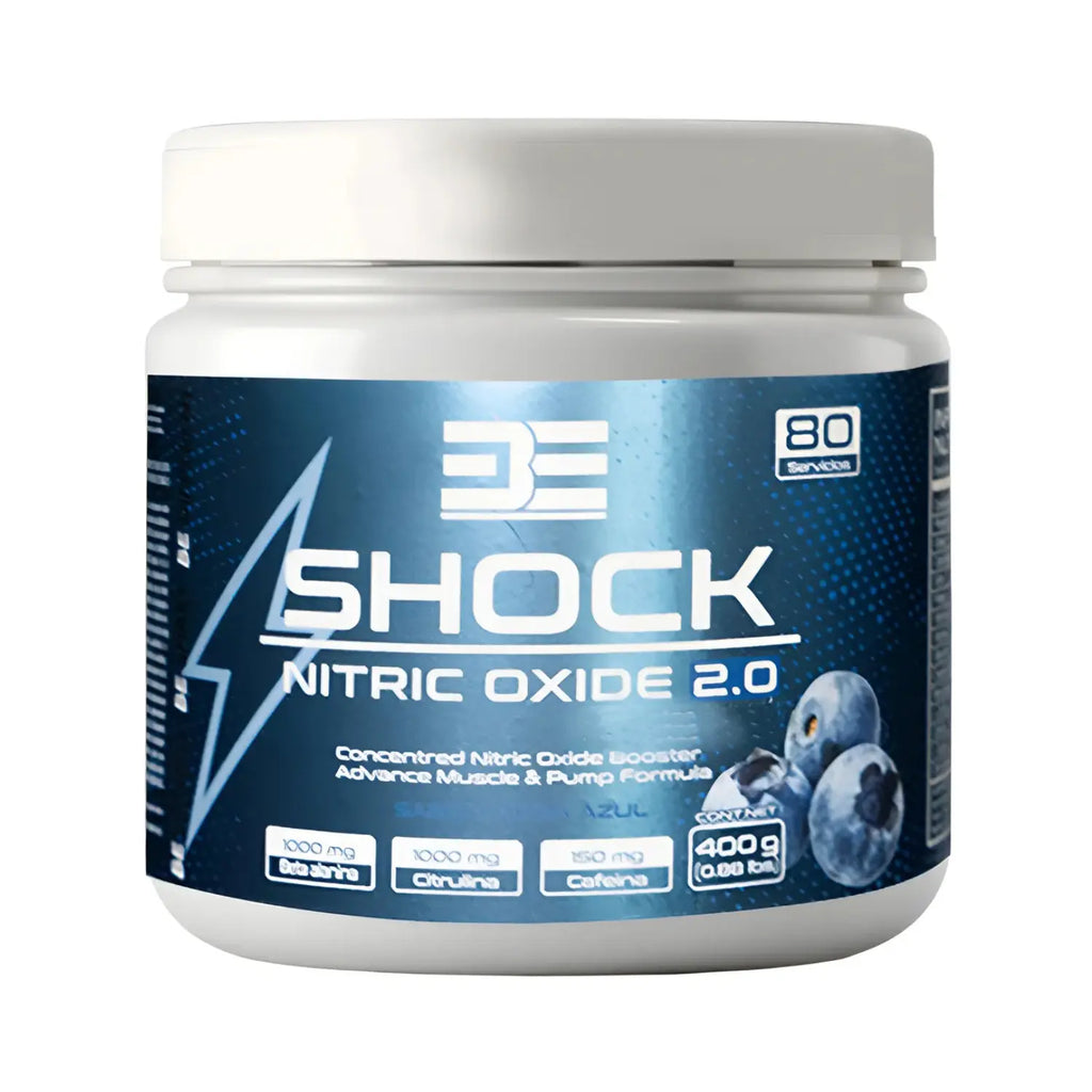 BE Shock Oxido Nitrico 2,0 mas Clembuterol 400 G 80 Serv Sfn Sabor Mora
