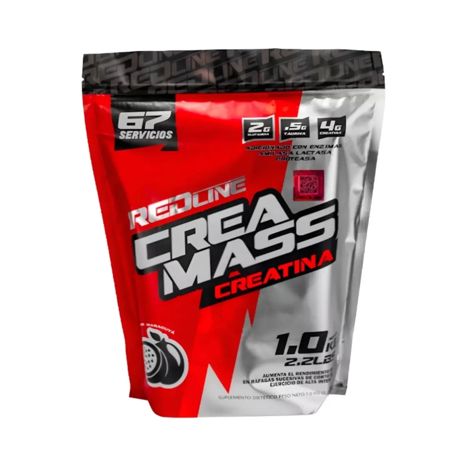 Redline Creatina Creamass Sabor Maracuya 67 servicios Sfn