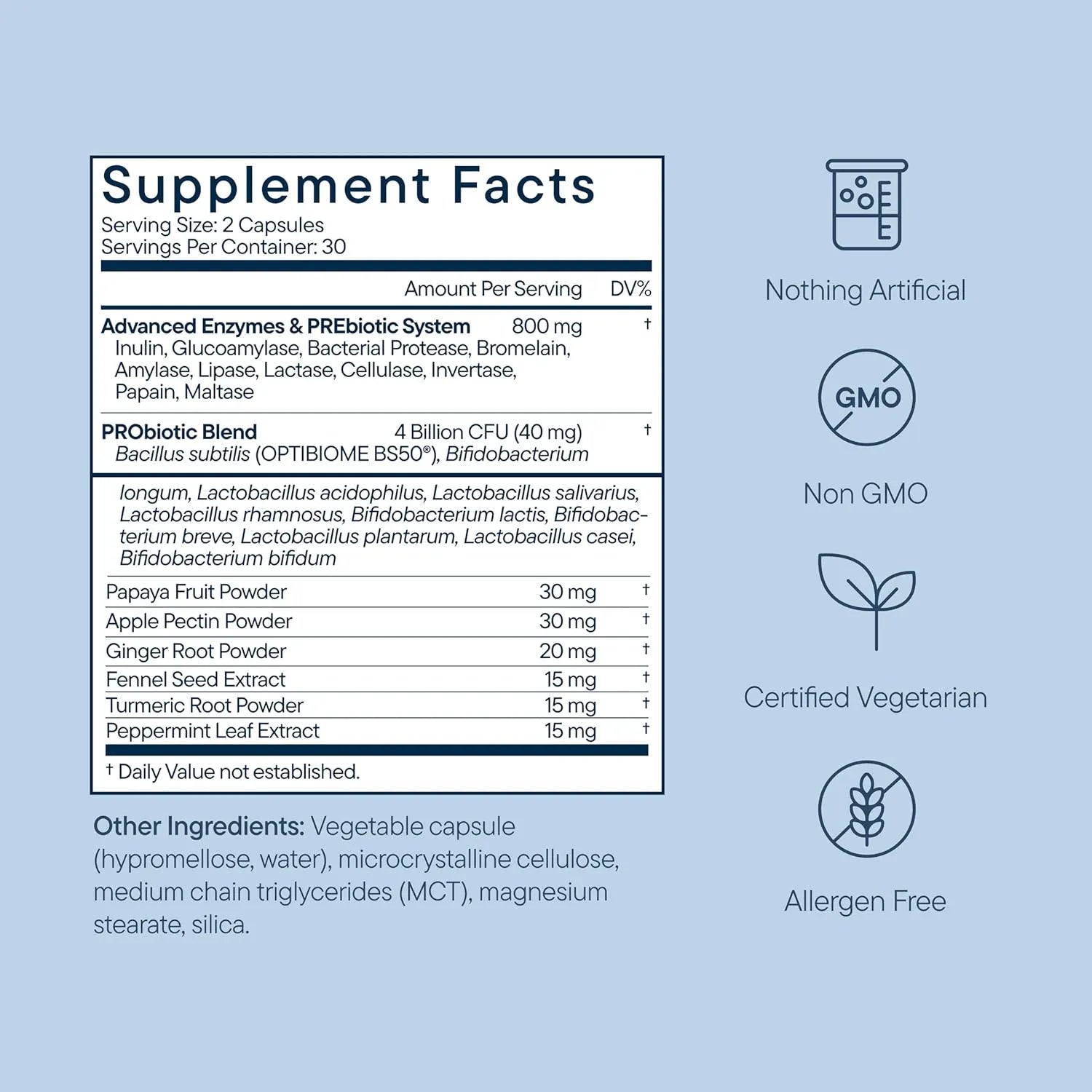 Zenwise Probióticos Y Prebióticos Digestivos 60 Caps Sfn