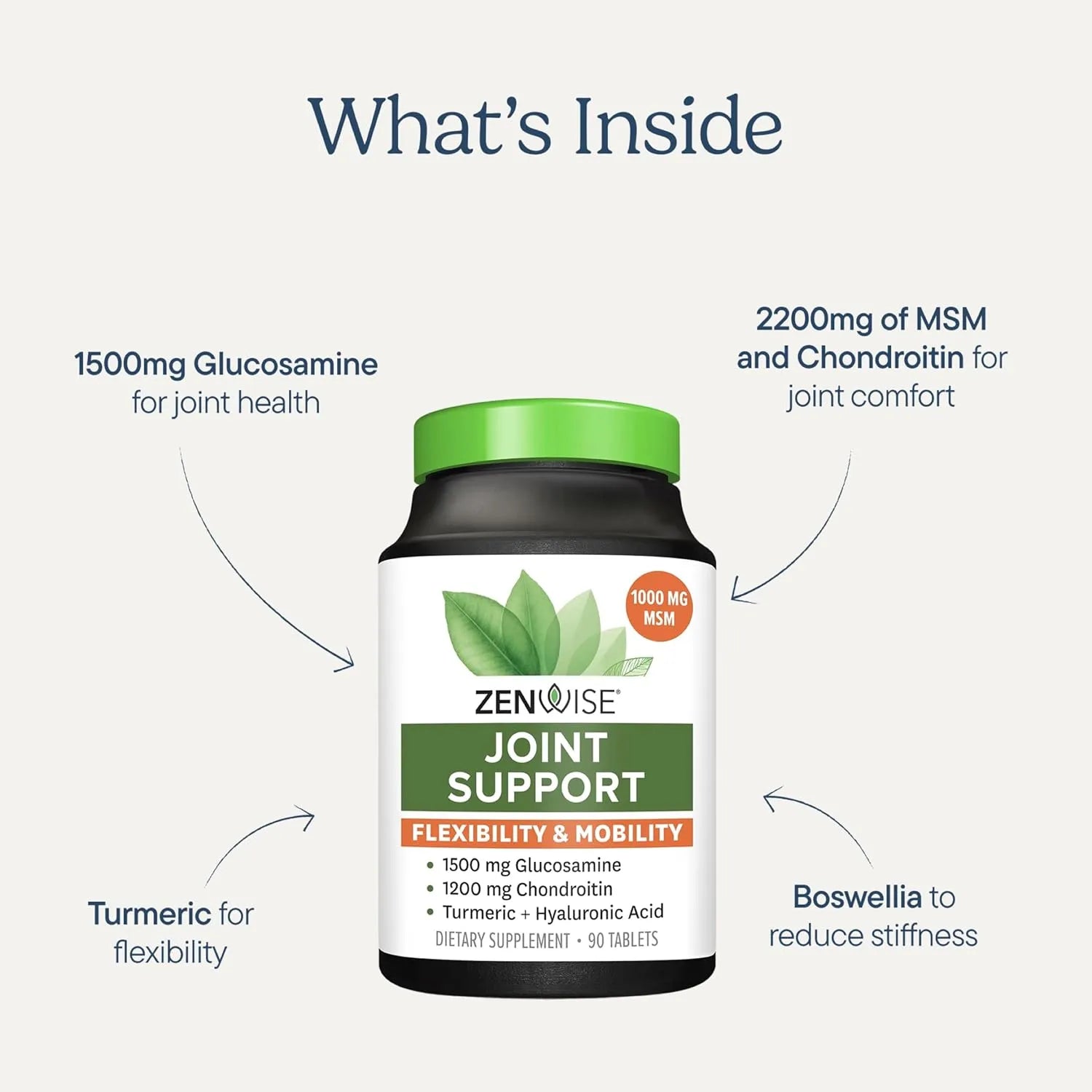 Zenwise joint support glucosamina condroitina 180 tabs sfn