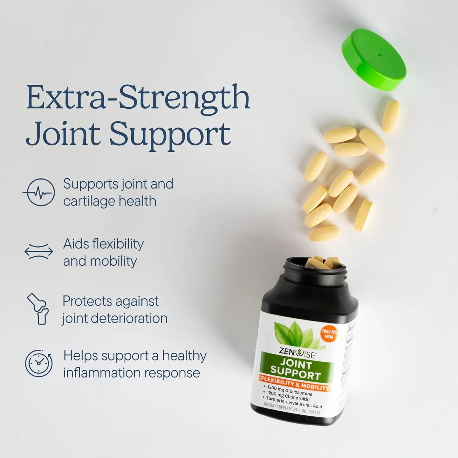 Zenwise Joint Support glucosamina y condroitina 90 tabs Sfn