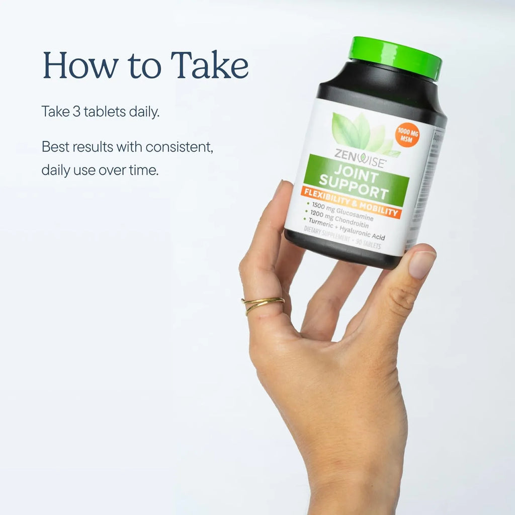 Zenwise Joint Support glucosamina y condroitina 90 tabs Sfn