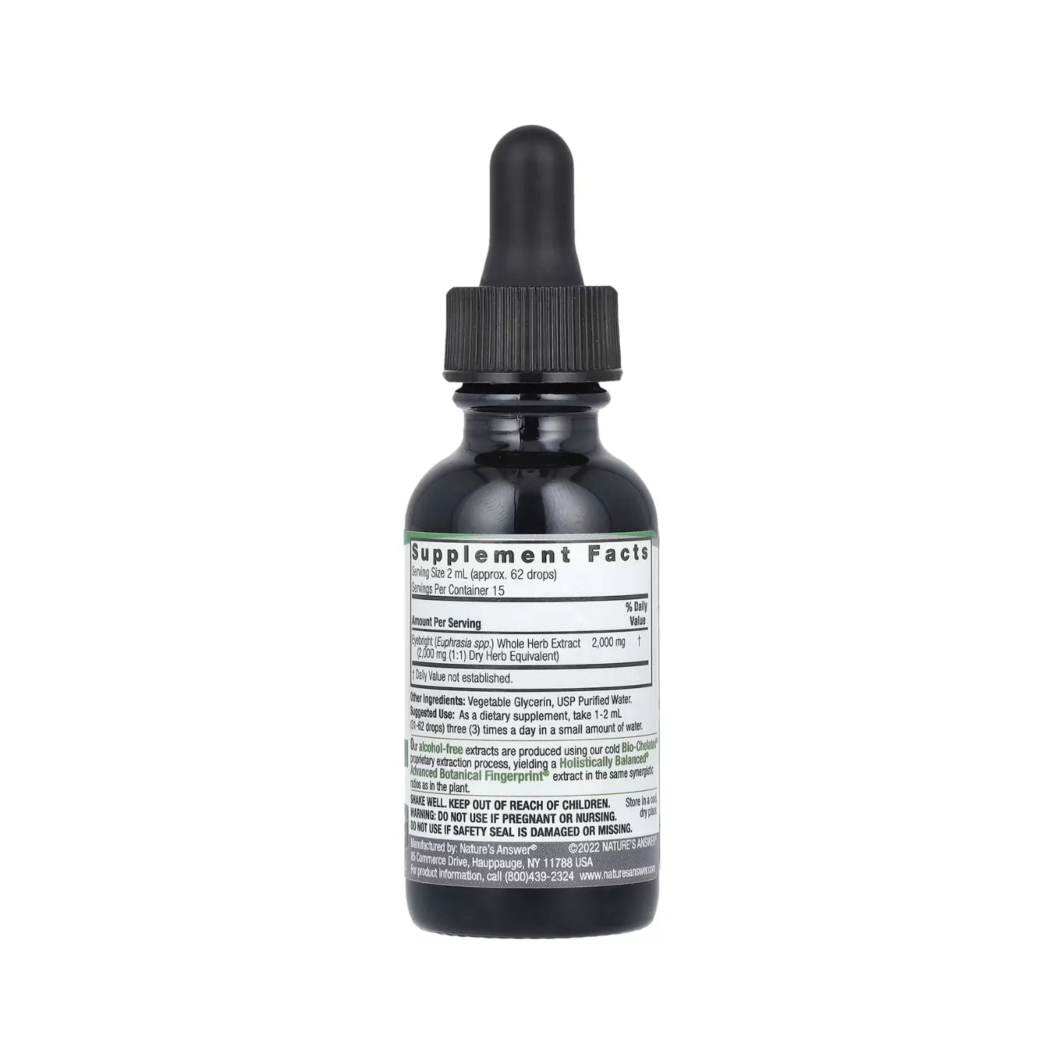 NATURES ANSWER ALCOHOL FREE EYEBRIGHT 1 OZ