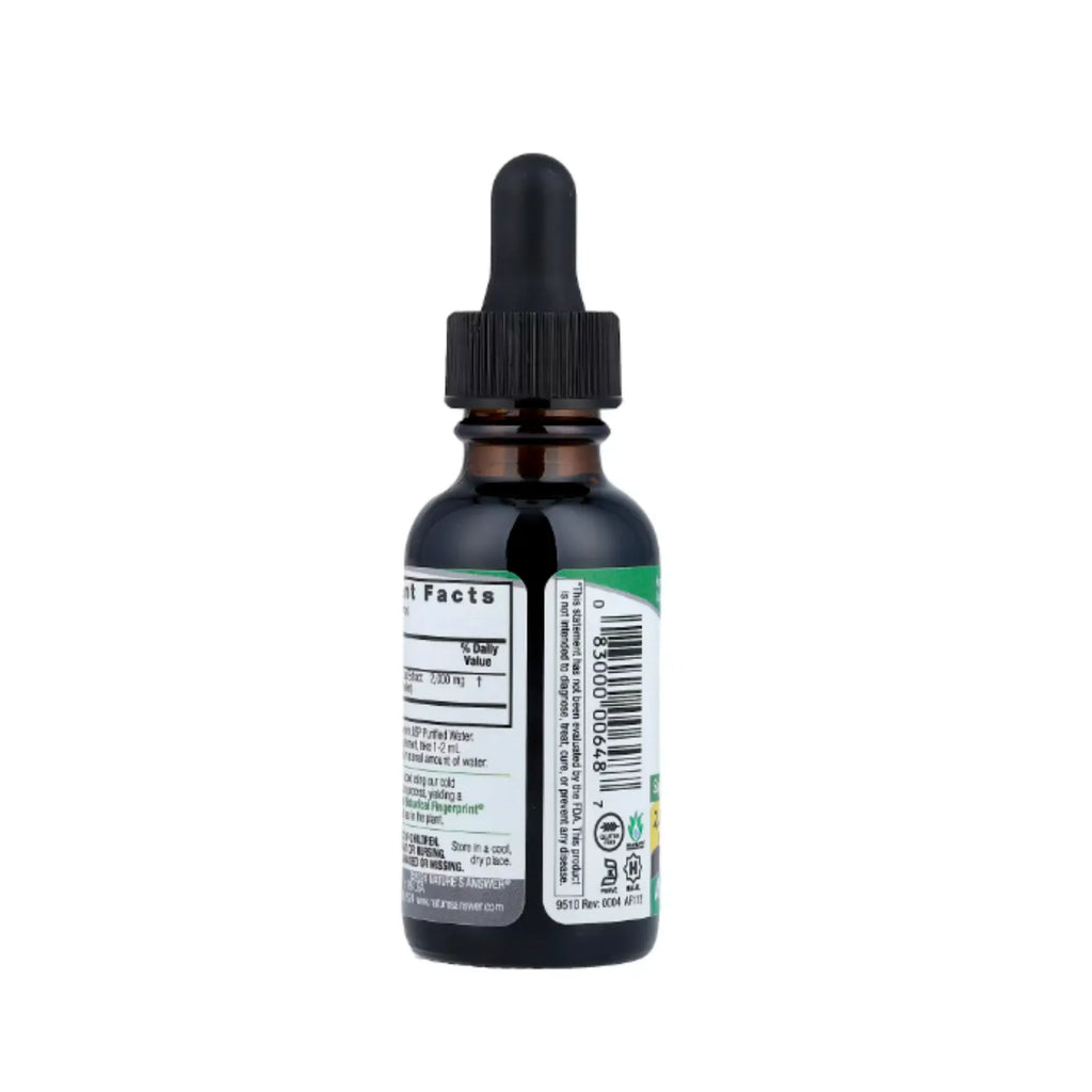 NATURES ANSWER ALCOHOL FREE MULLEIN LEAVES 1 OZ