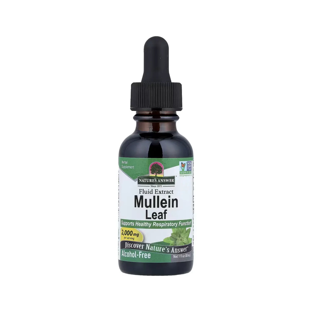 NATURES ANSWER ALCOHOL FREE MULLEIN LEAVES 1 OZ