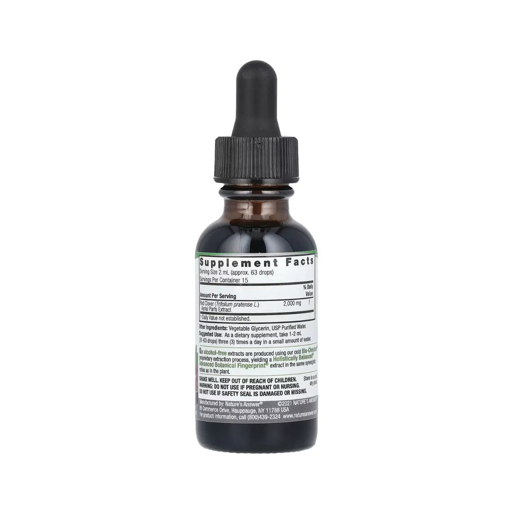 NATURES ANSWER ALCOHOL FREE RED CLOVER 1 OZ
