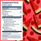 Wiley's Finest Omega-3 Gummies Maravilla Sabor Sandía 60 Gomitas