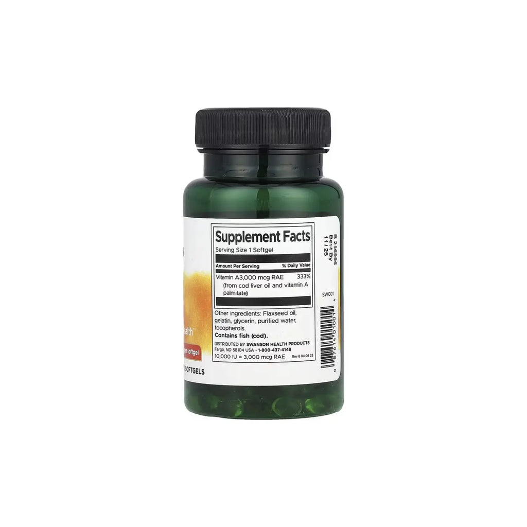 SWANSON VITAMINA A 250 SOFTGELS SFN