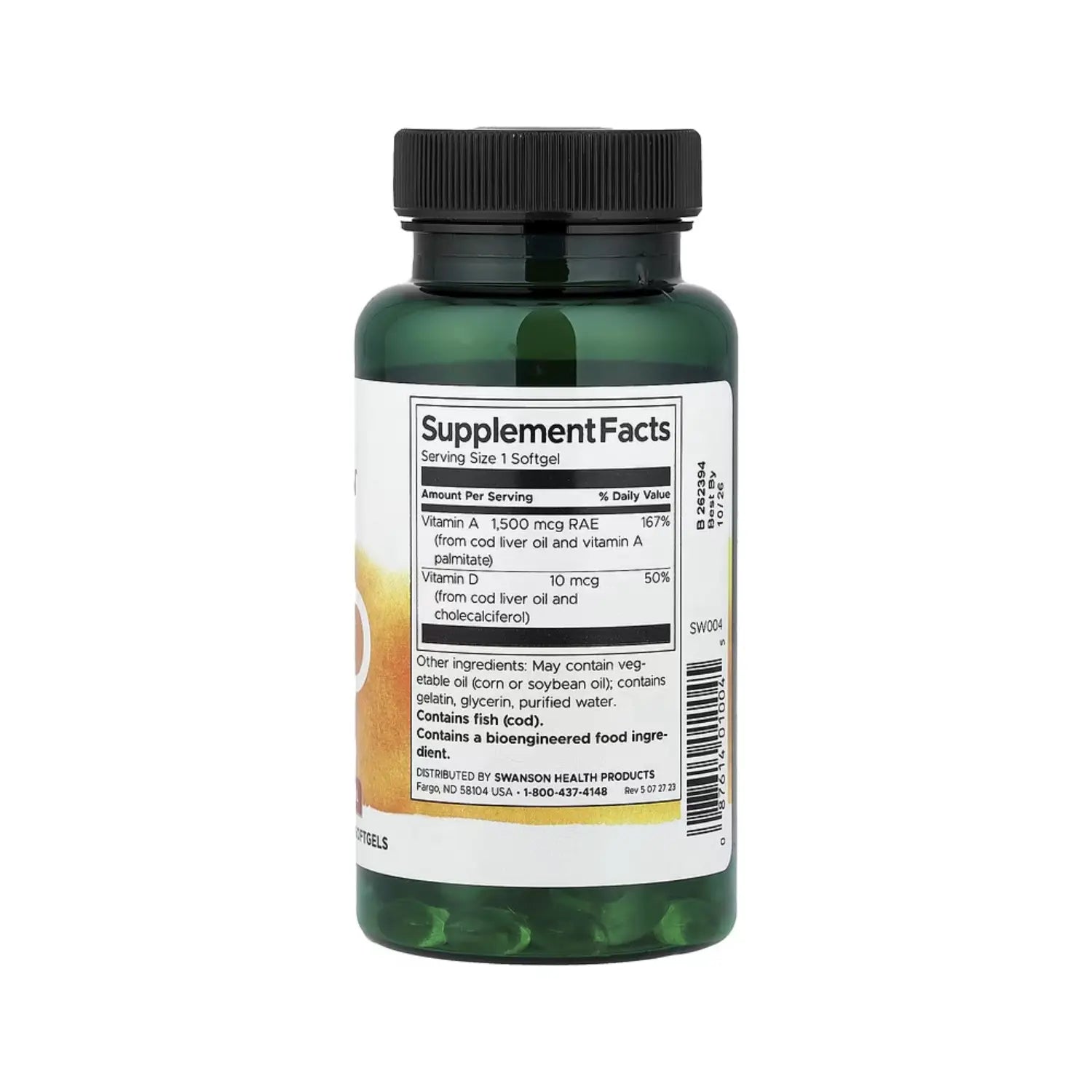 SWANSON VITAMINAS A & D 250 SGELS SFN