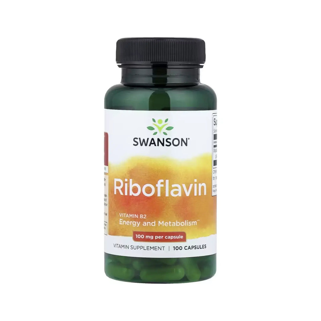SWANSON RIBOFLAVINA 100MG ENERGIA Y METABOLISMO 100CAPS SFN