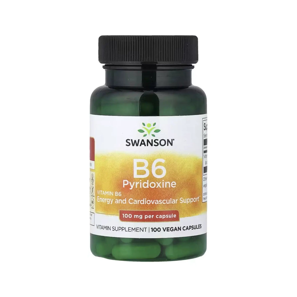 SWANSON VITAMINA B6 PIRIDOXINA 100 CAPS SFN