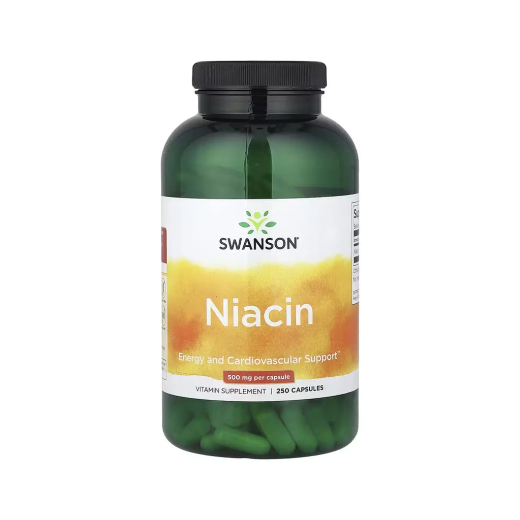 Swanson NIACINA 500 MG 250 caps apoyo cardiovascular Sfn