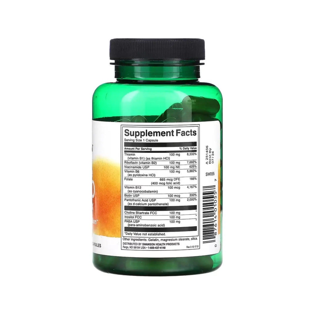 SWANSON BALANCE B-100 COMPLEX ALTA POTENCIA 100CAPS SFN