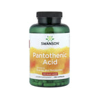 Swanson Ácido Pantoténico, Energía Y Metabolismo 250 Mg, 250 Cápsulas