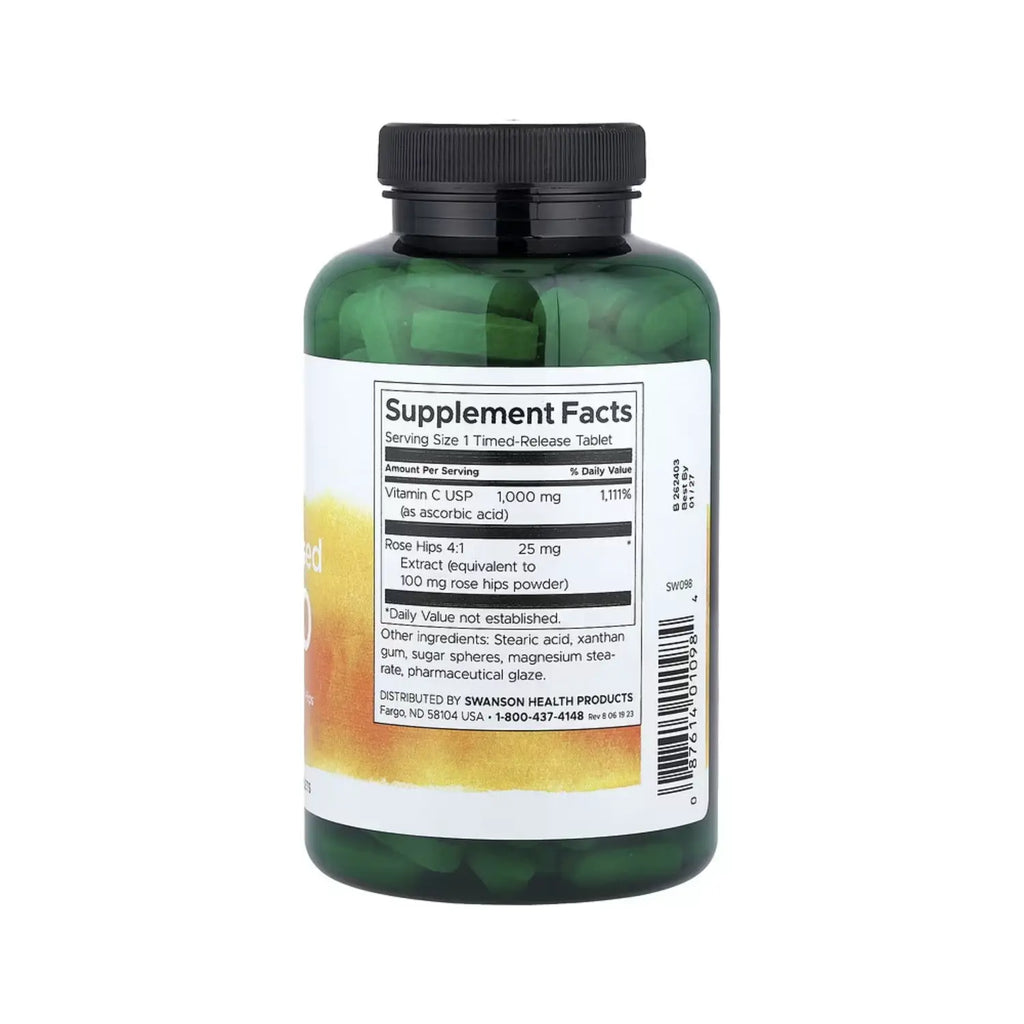 SWANSON VITAMINA C CON ESCARAMUJOS 250 TABS SFN