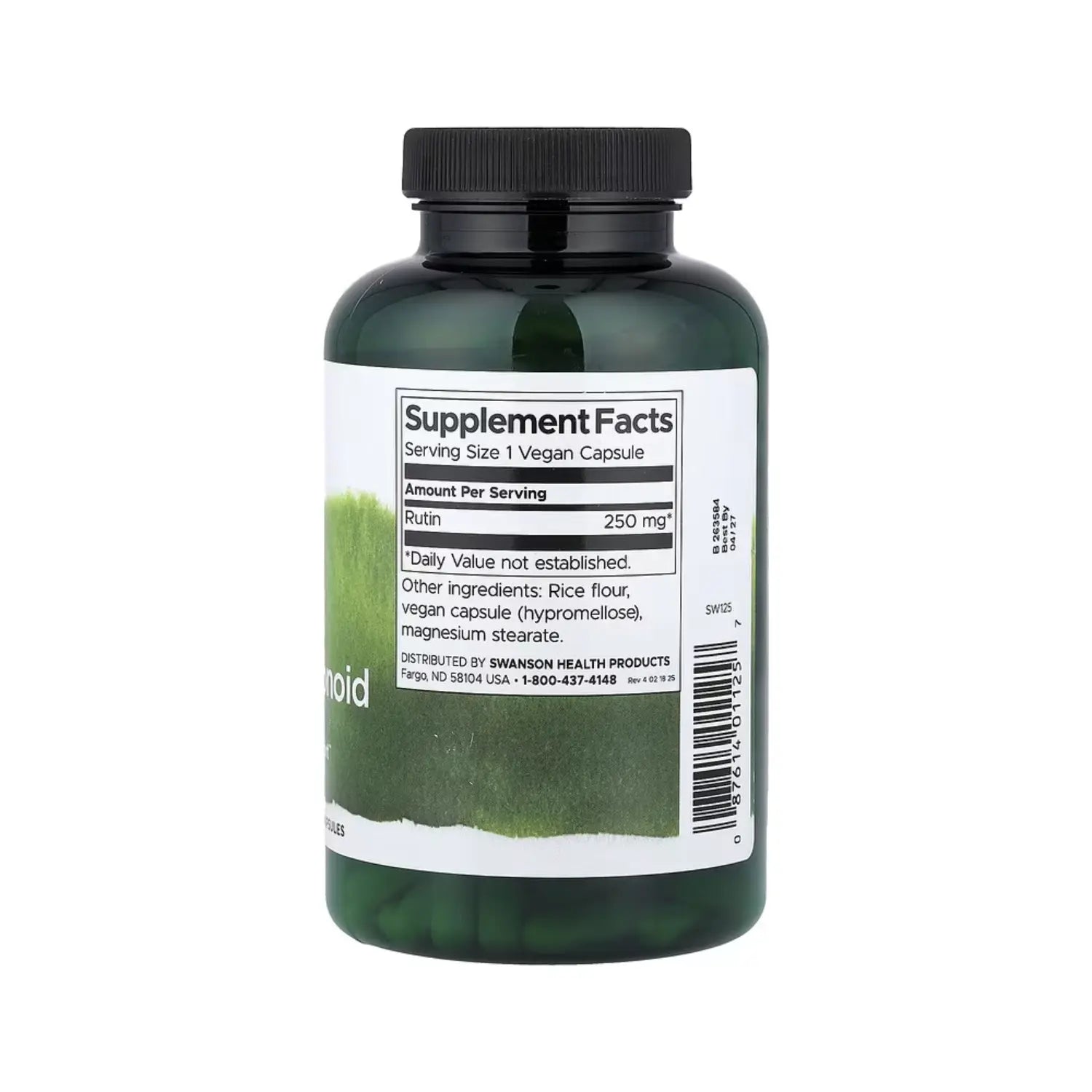 SWANSON RUTINA 250 MG 250 CAPS SFN