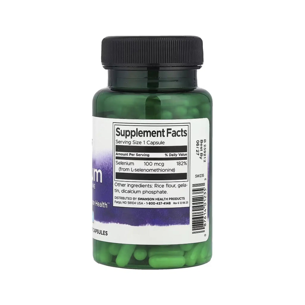 SWANSON SELENIO L-SELENOMETIONINA 100 MCG 200 CAPS SFN