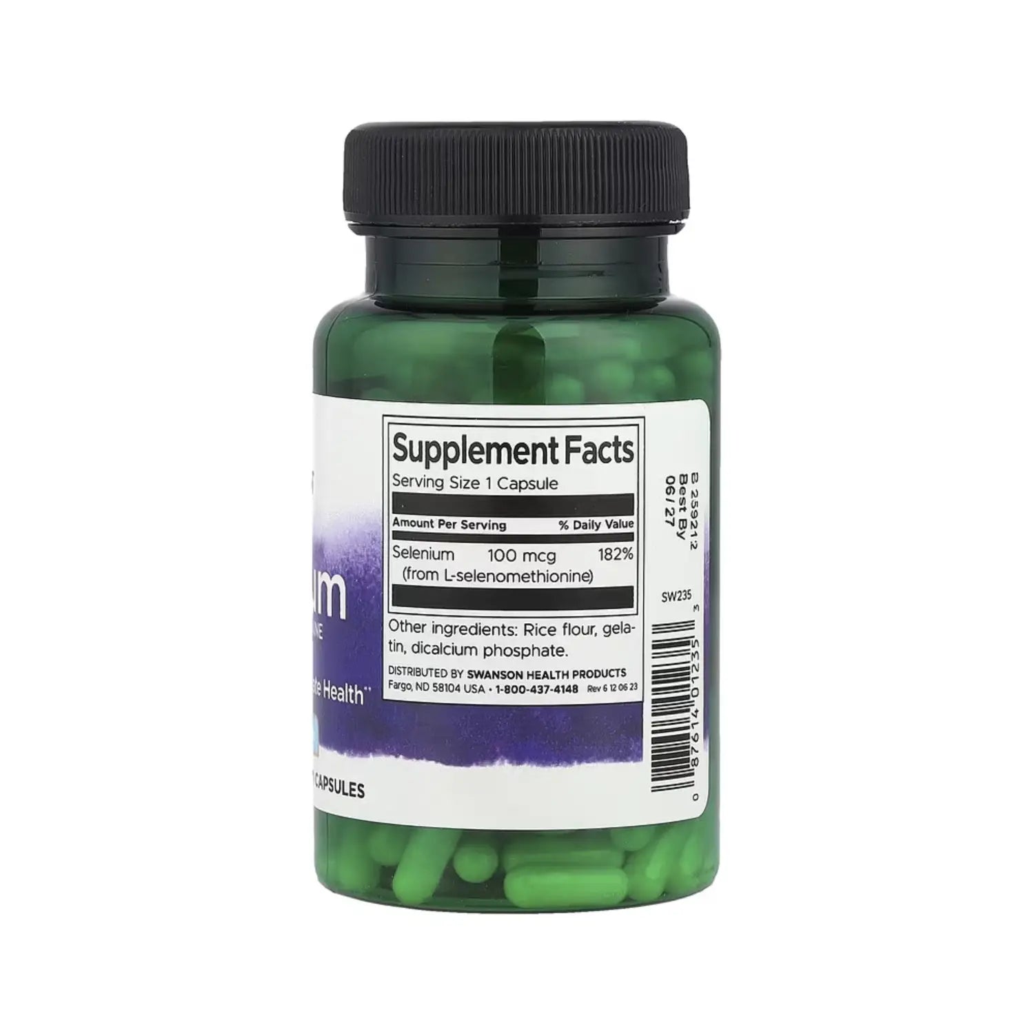 SWANSON SELENIO L-SELENOMETIONINA 100 MCG 200 CAPS SFN