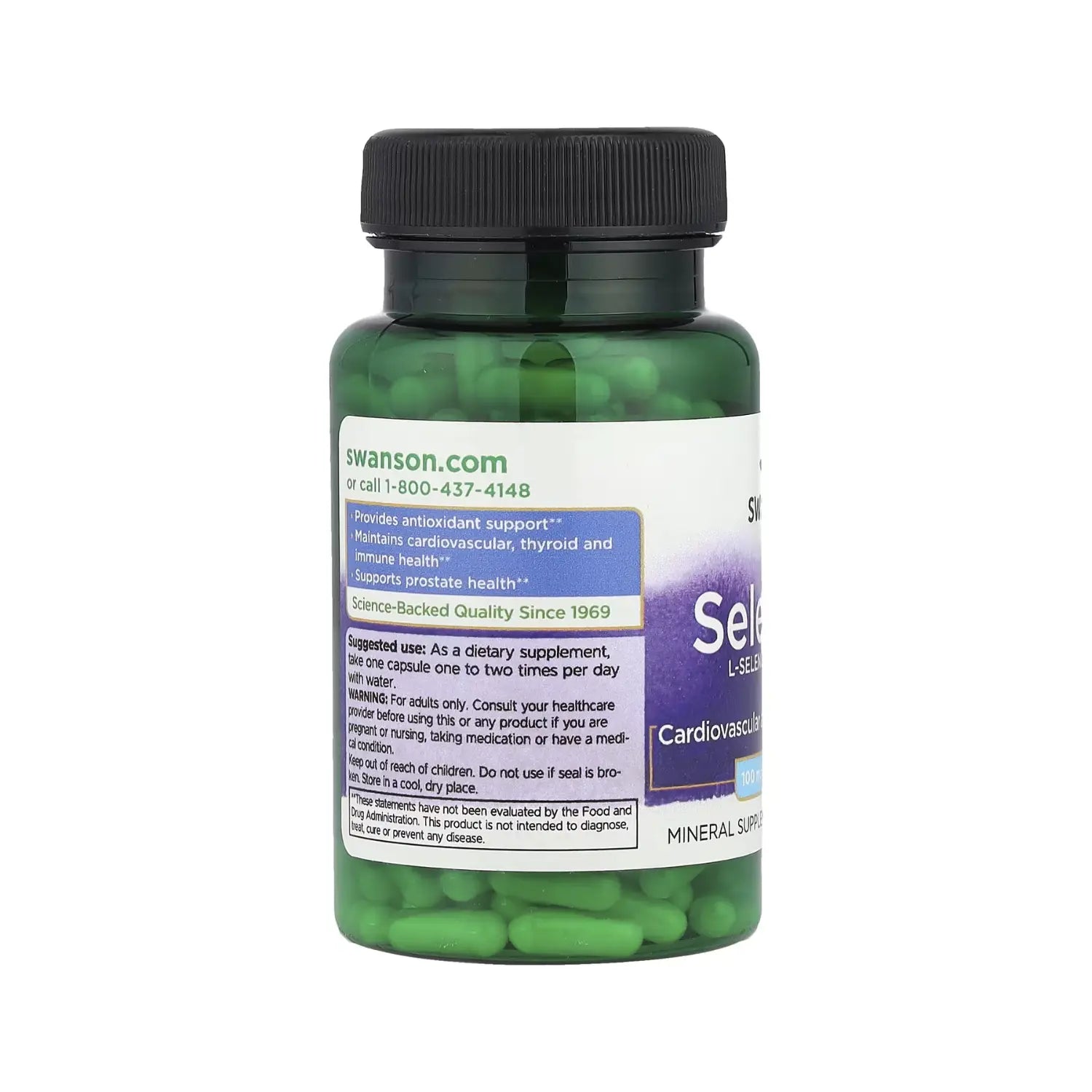 SWANSON SELENIO L-SELENOMETIONINA 100 MCG 200 CAPS SFN