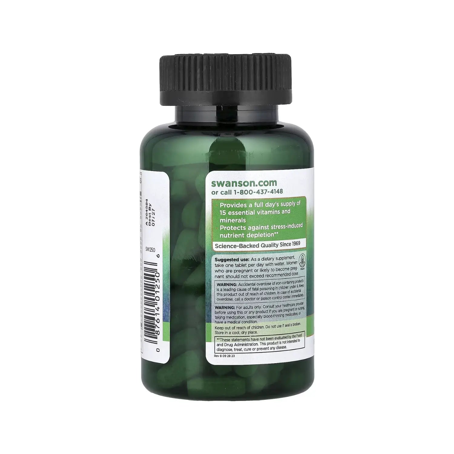 SWANSON CENTURY FORMULA MULTIVITAMÍNICO Y HIERRO 130TABS SFN