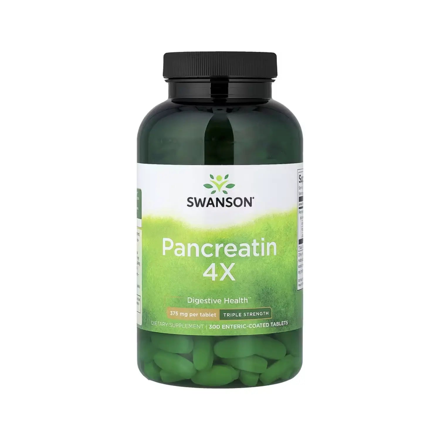 SWANSON PANCREATINA DE TRIPLE POTENCIA 4X 375MG 300 TABS SFN