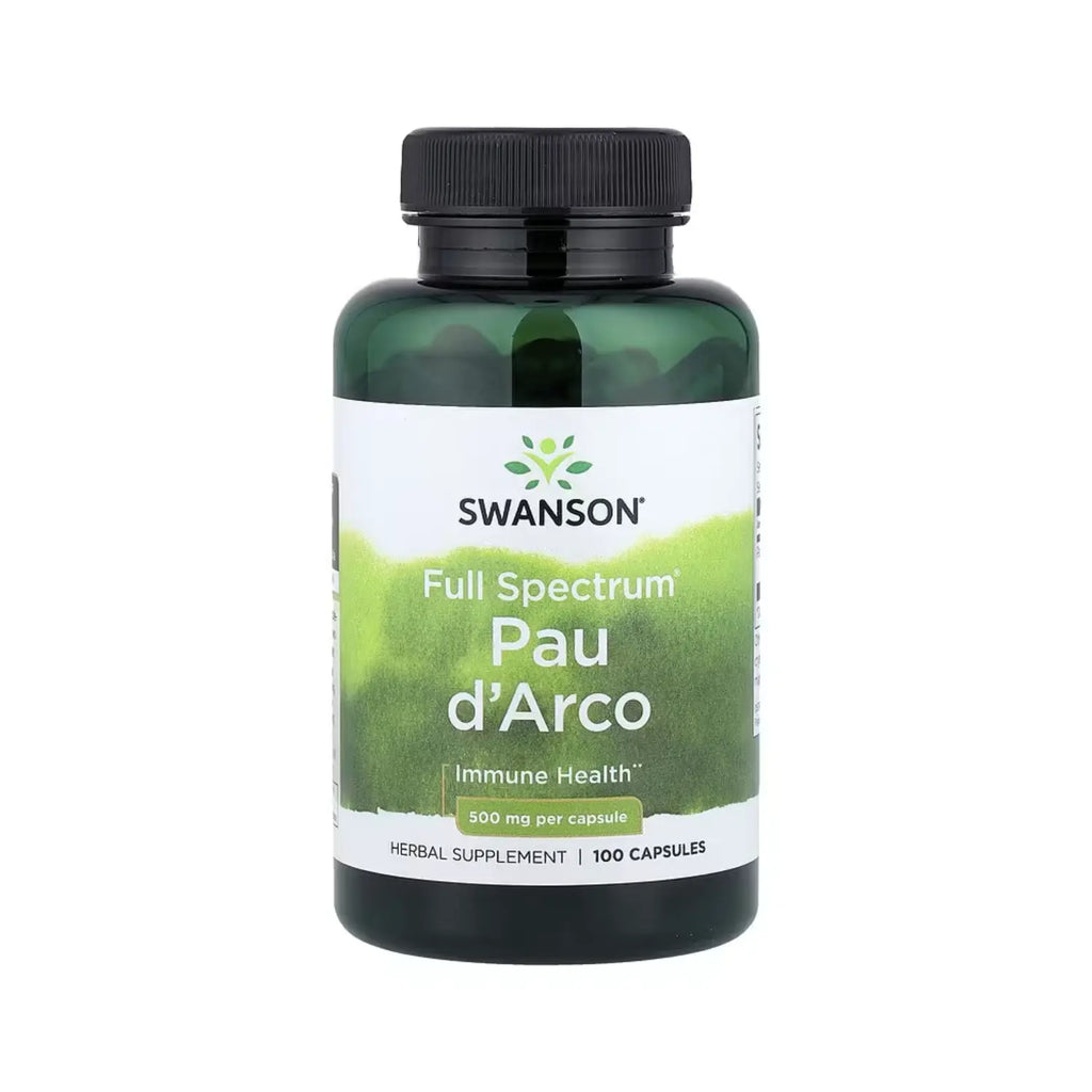 SWANSON PAU D'ARCO DE ESPECTRO COMPLETO 500 MG 100 CAPS SFN