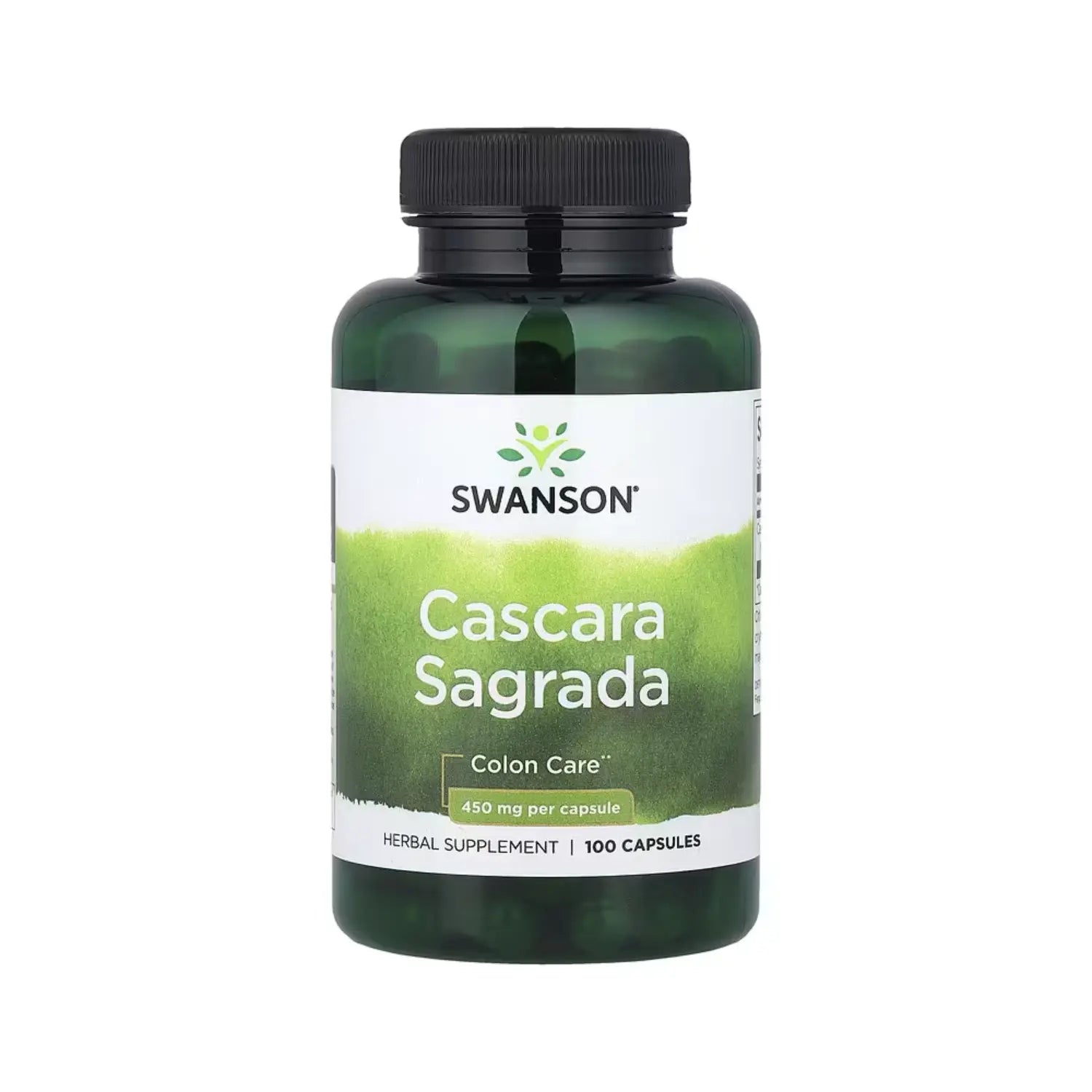 SWANSON CASCARA SAGRADA 450 MG 100 CAPS