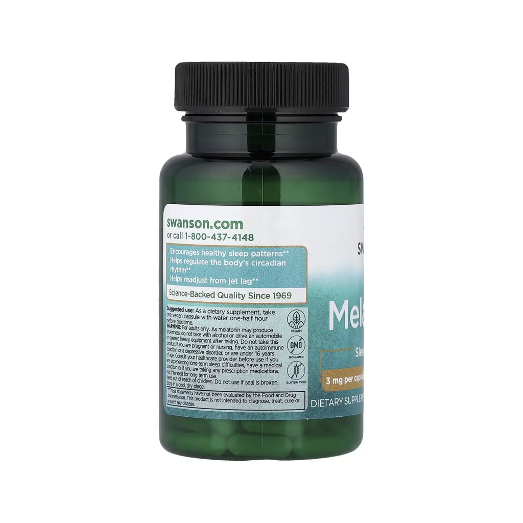 Swanson Melatonina 3 Mg 120 Cápsulas